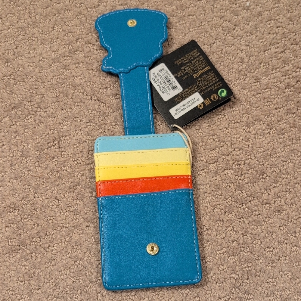 Loungefly Disney Snow White Blue and Yellow Cake Card Holder NWT - Picture 5 of 5